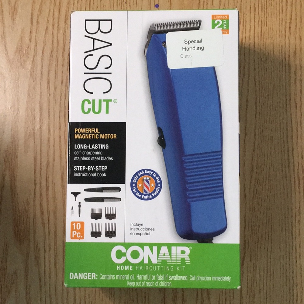 New Conair 10pc Home Hair Cutting Kit
